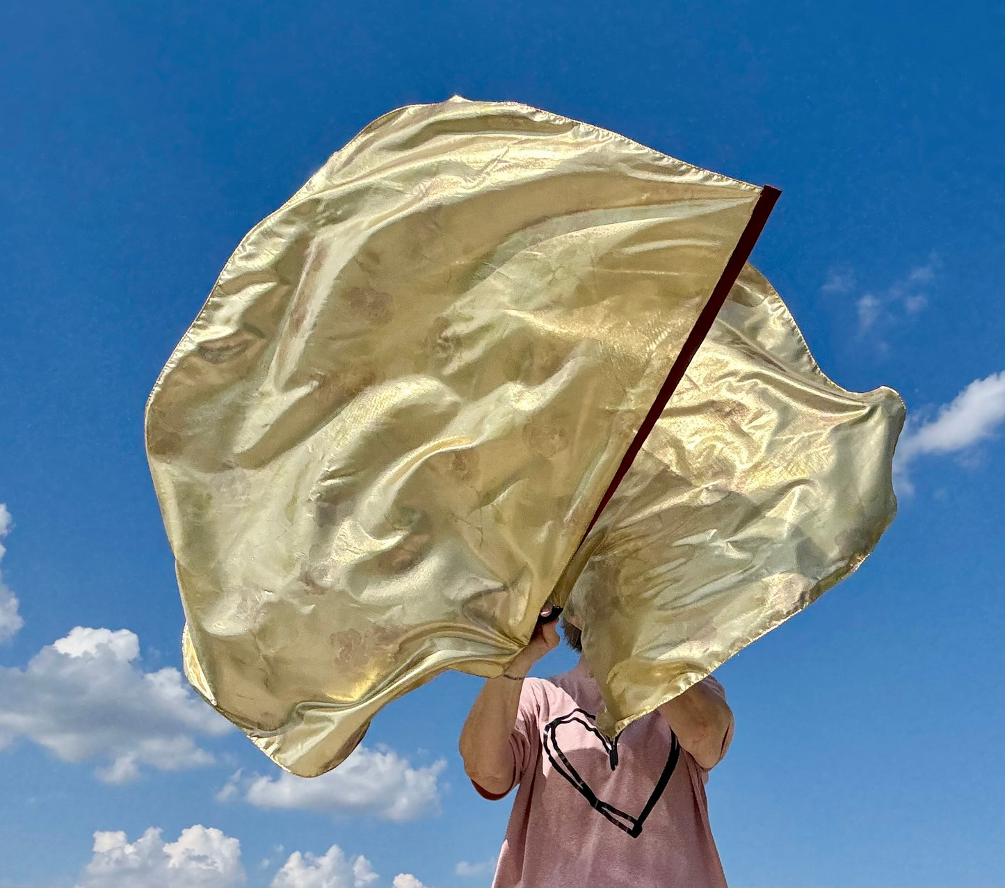 Golden Rose Worship Praise Dance Flags (Medium)