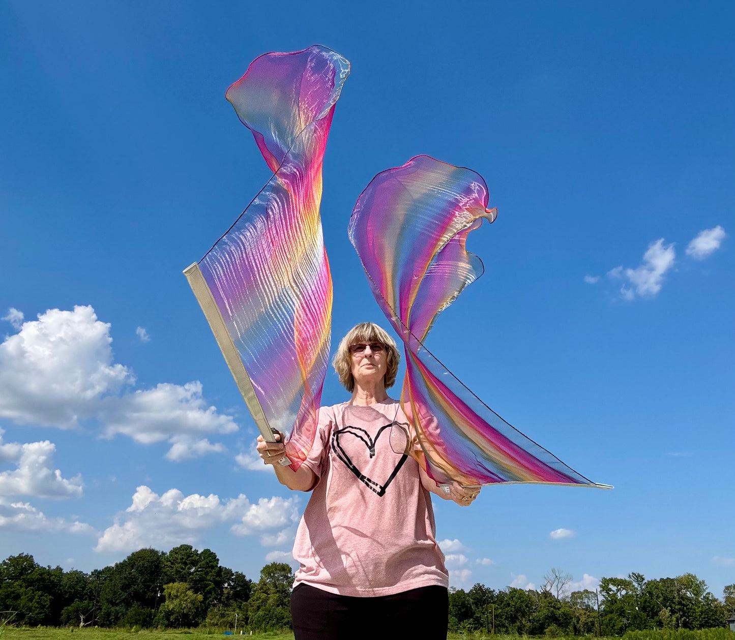 God's Promise Worship Praise Dance Flags (Medium)