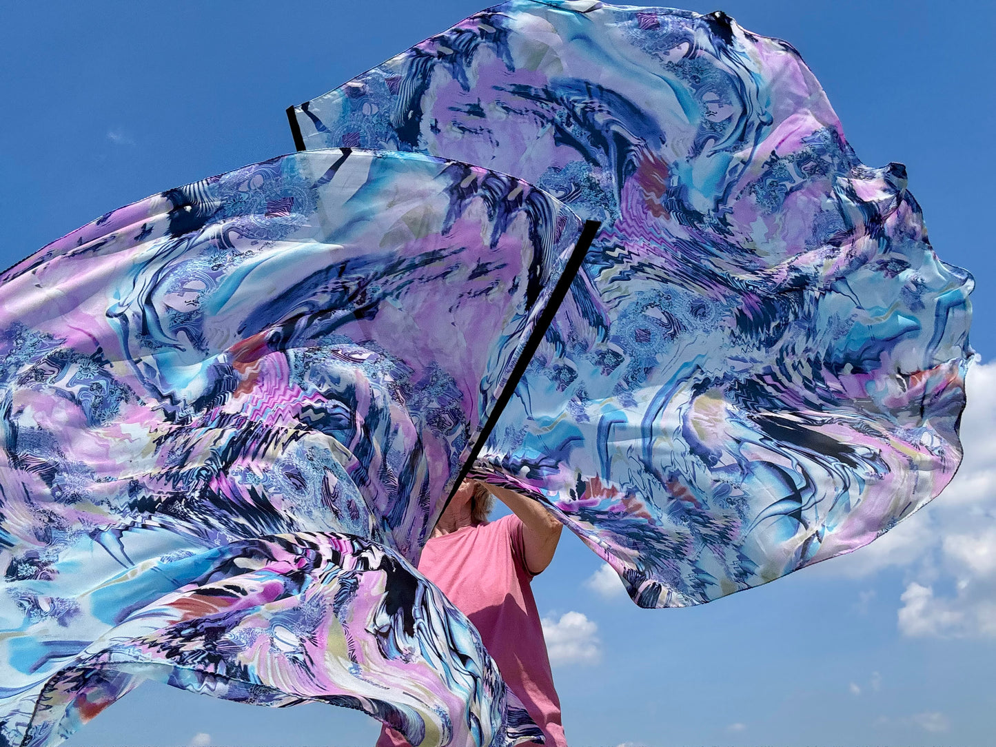Oceans Deep Worship Praise Dance Flags (Large)