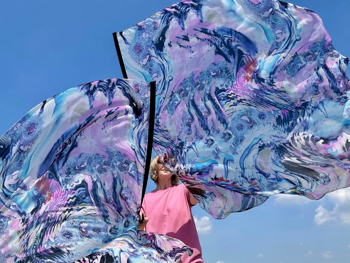 Oceans Deep Worship Praise Dance Flags (Large)
