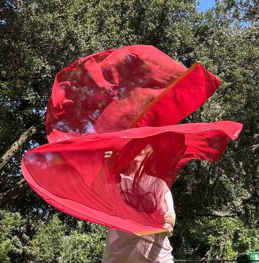 Red Worship Dance Praise Flag (Large)