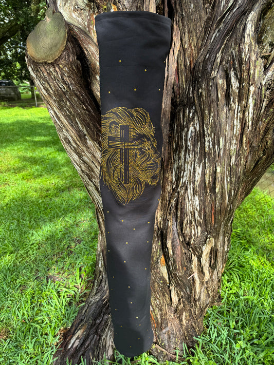 Flag Bag Gold LION Bling for 45" flags