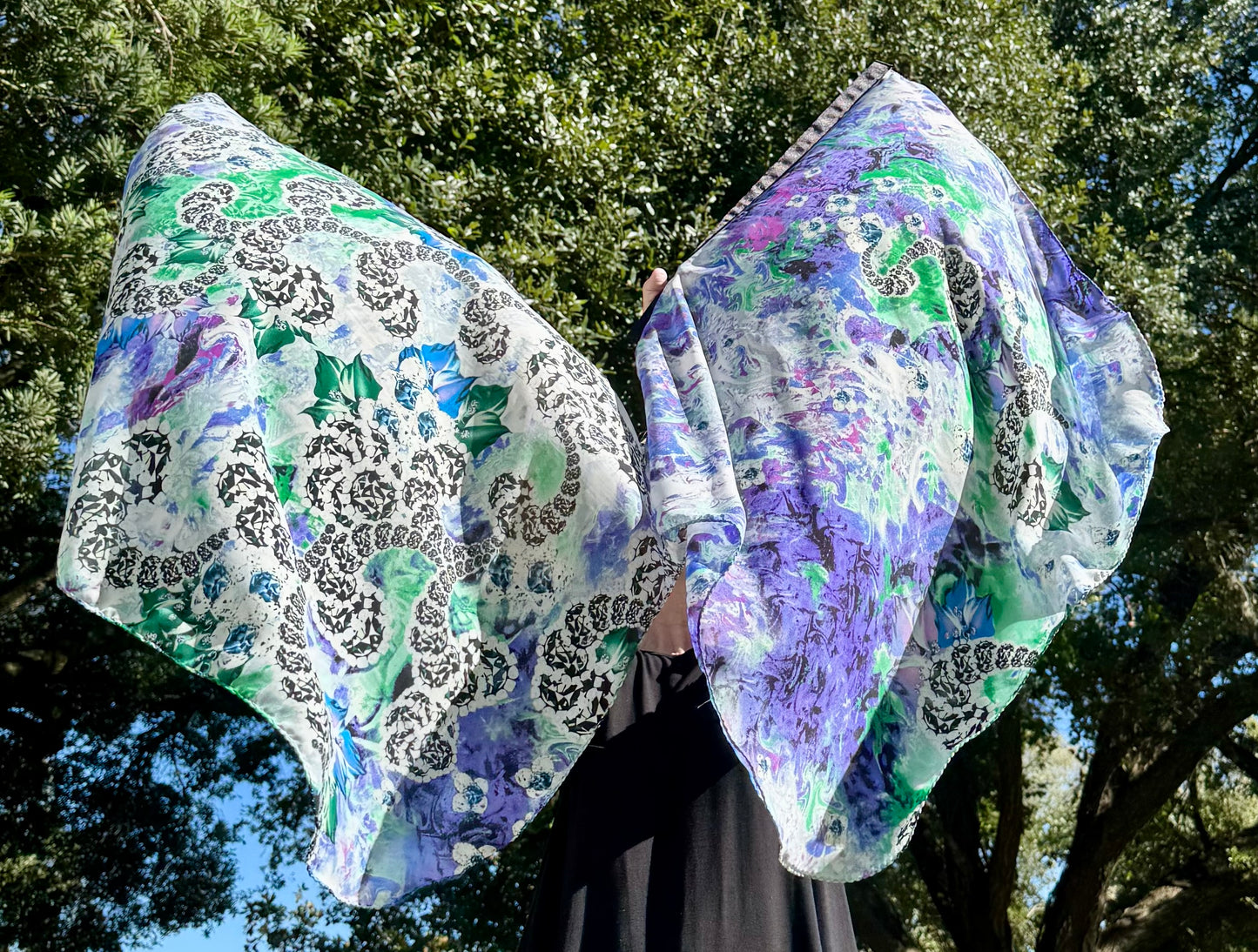 Alpha and Omega Worship Praise Dance Flags Small