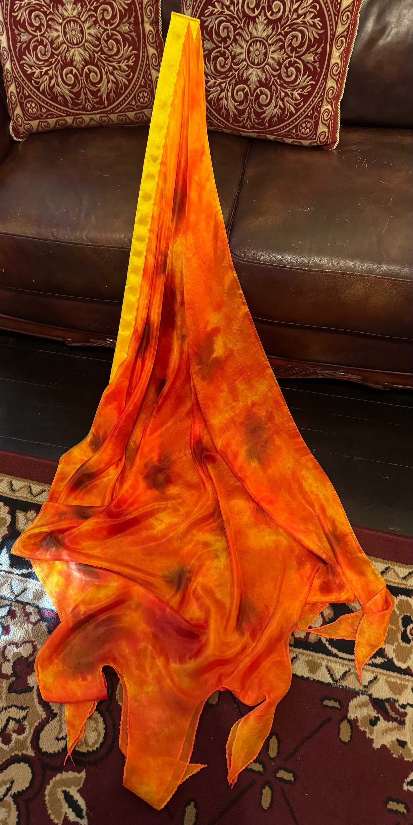 Silk Fire Worship Dance Praise Flag
