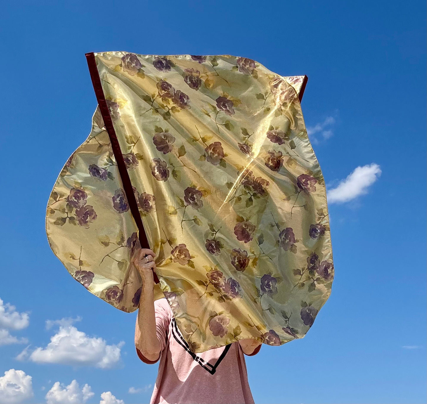 Golden Rose Worship Praise Dance Flags (Medium)