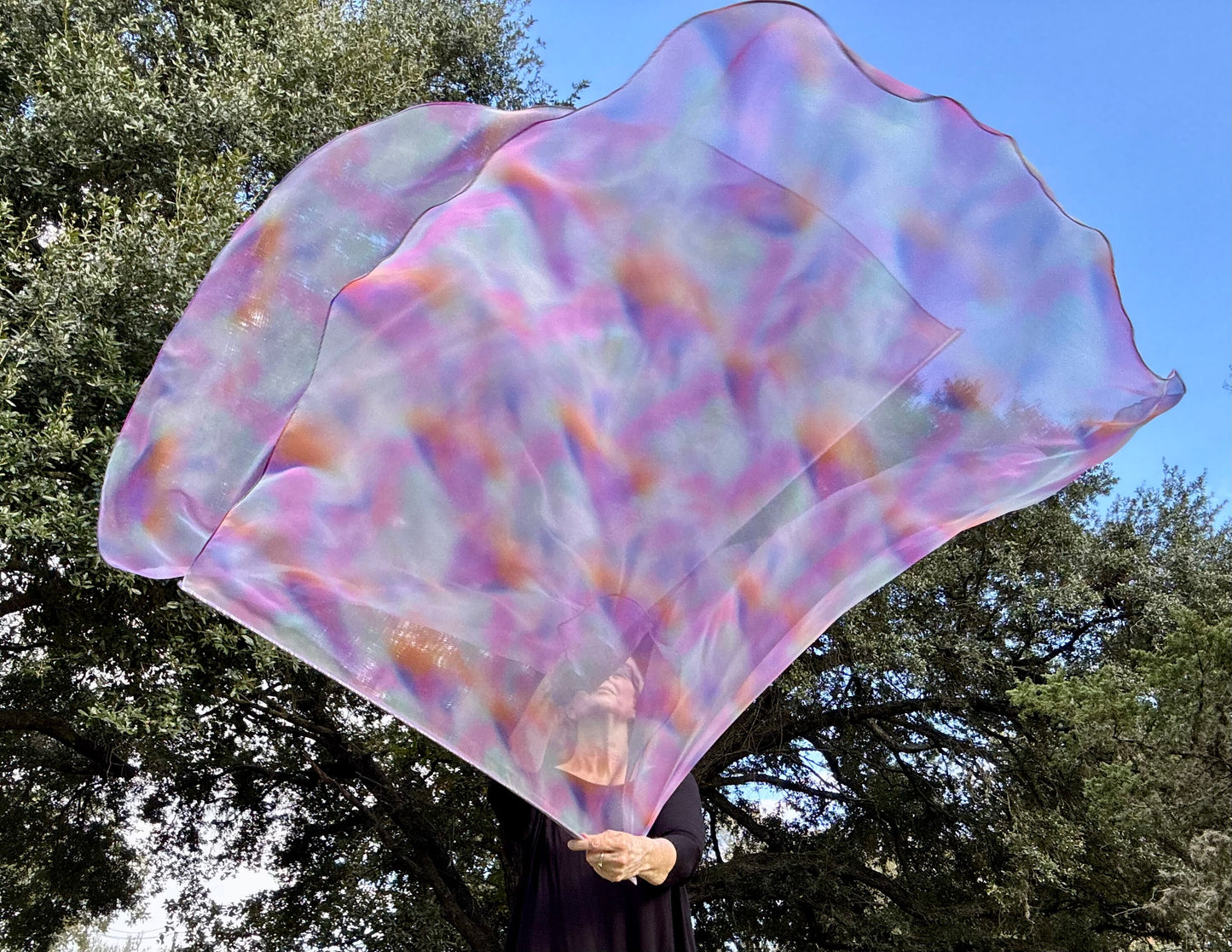 Beautiful Sunrise Worship Praise Dance Flags (Large)