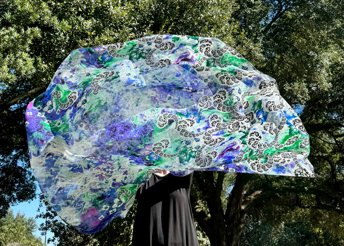 Alpha and Omega Worship Praise Dance Flags Large