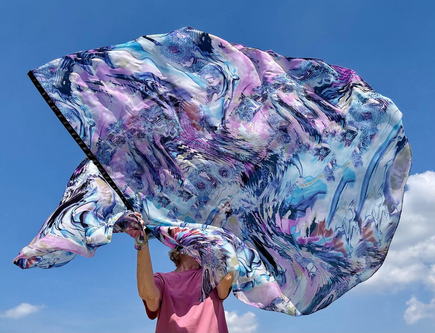 Oceans Deep Worship Praise Dance Flags  (Large)