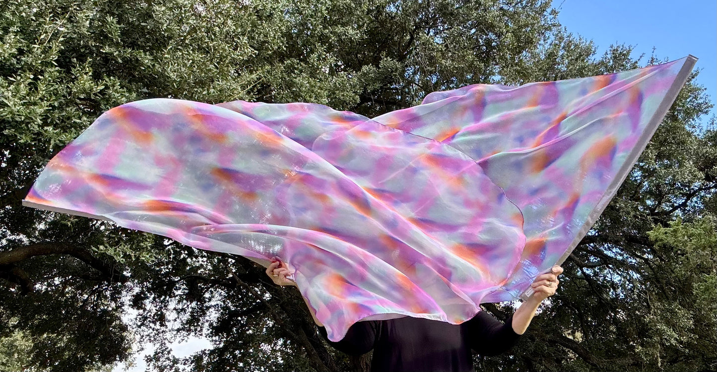 Beautiful Sunrise Worship Praise Dance Flags (Medium)