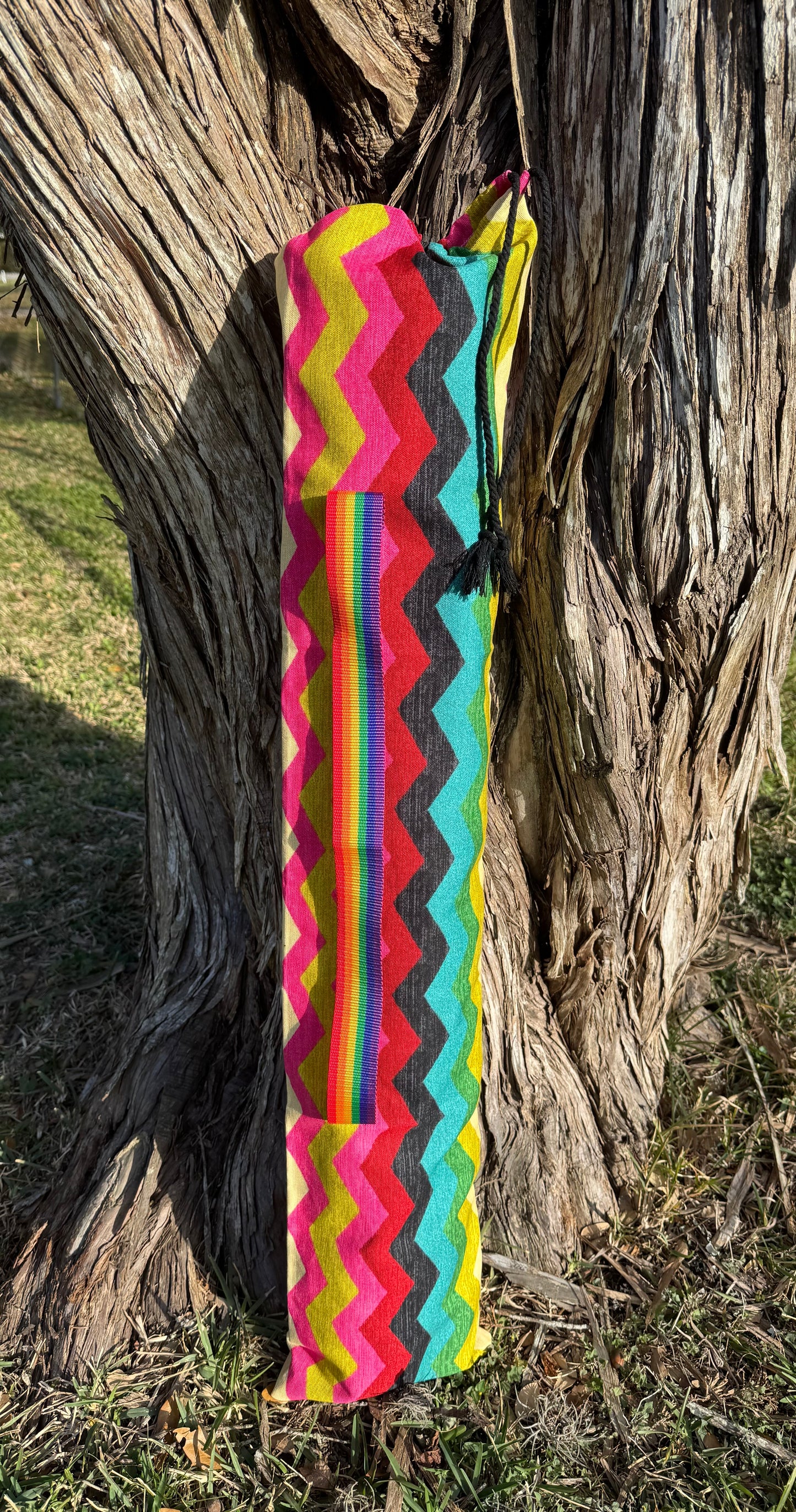 Multi-Colored Chevron Flag Bag for 36" Flags