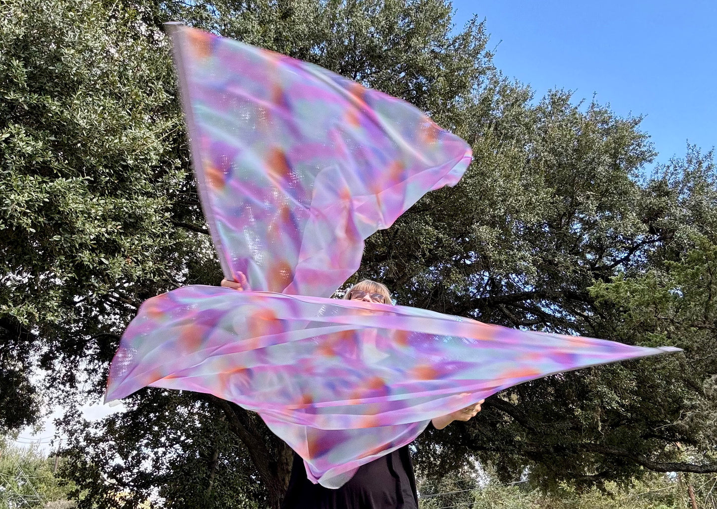 Beautiful Sunrise Worship Praise Dance Flags (Medium)