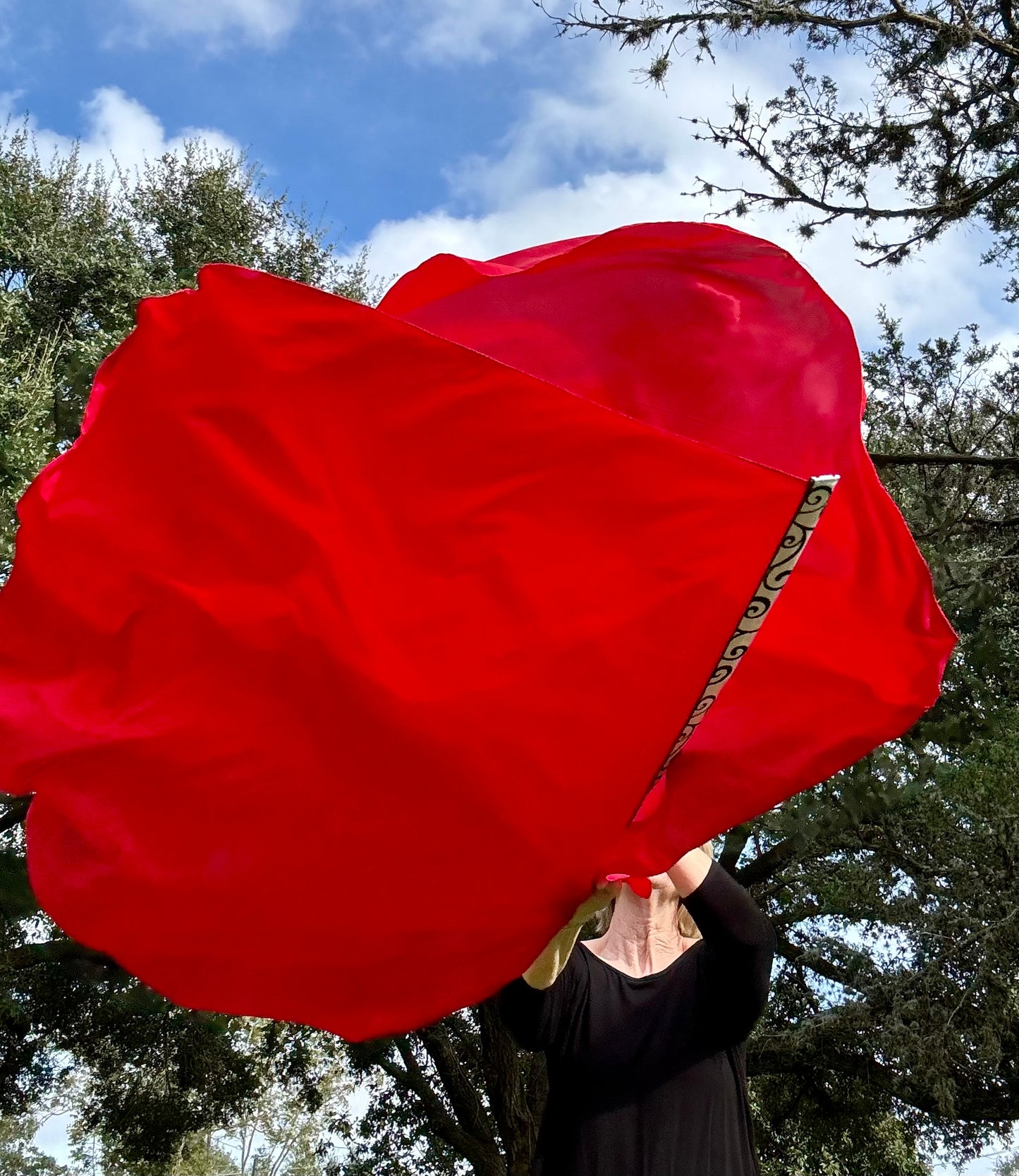 Red Worship Praise Dance Flags (Medium)