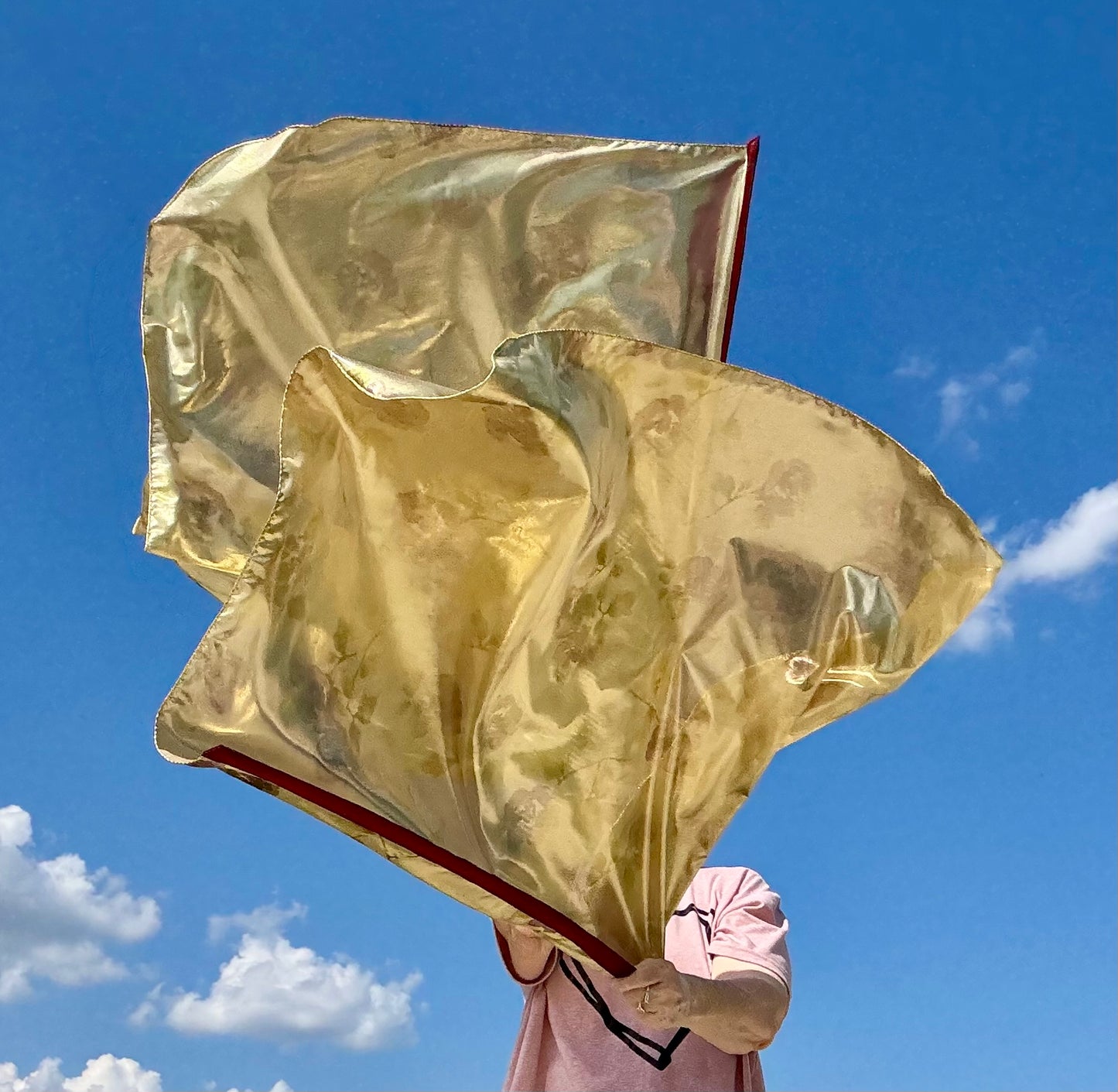 Golden Rose Worship Praise Dance Flags (Medium)