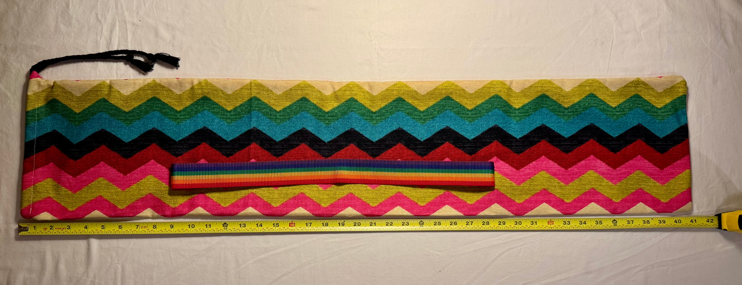 Multi-Colored Chevron Flag Bag for 36" Flags