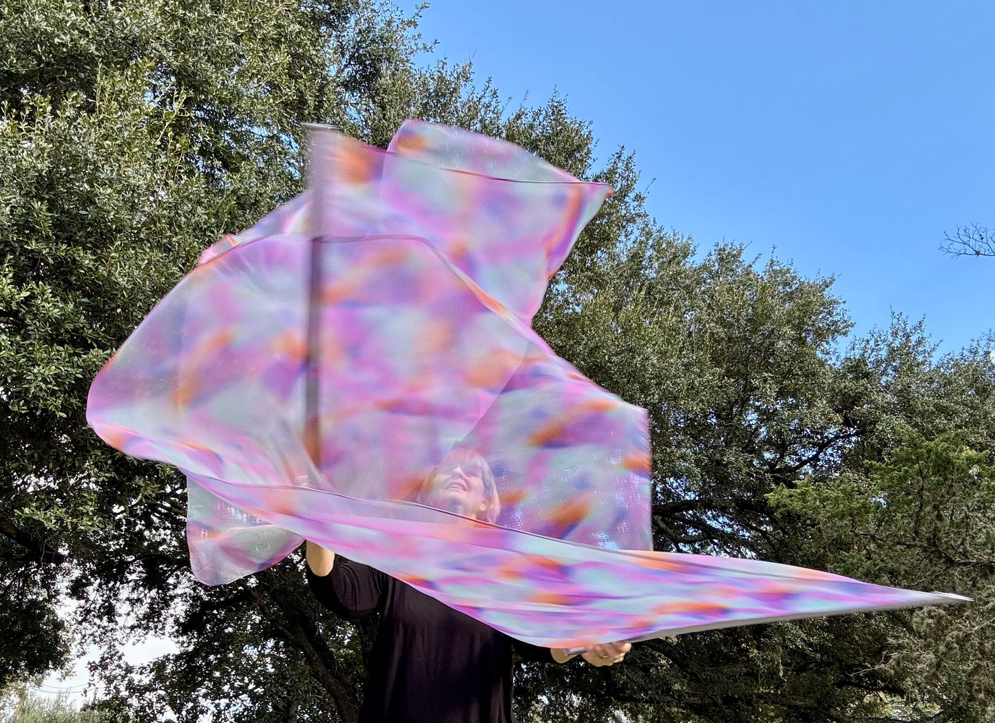 Beautiful Sunrise Worship Praise Dance Flags (Large)