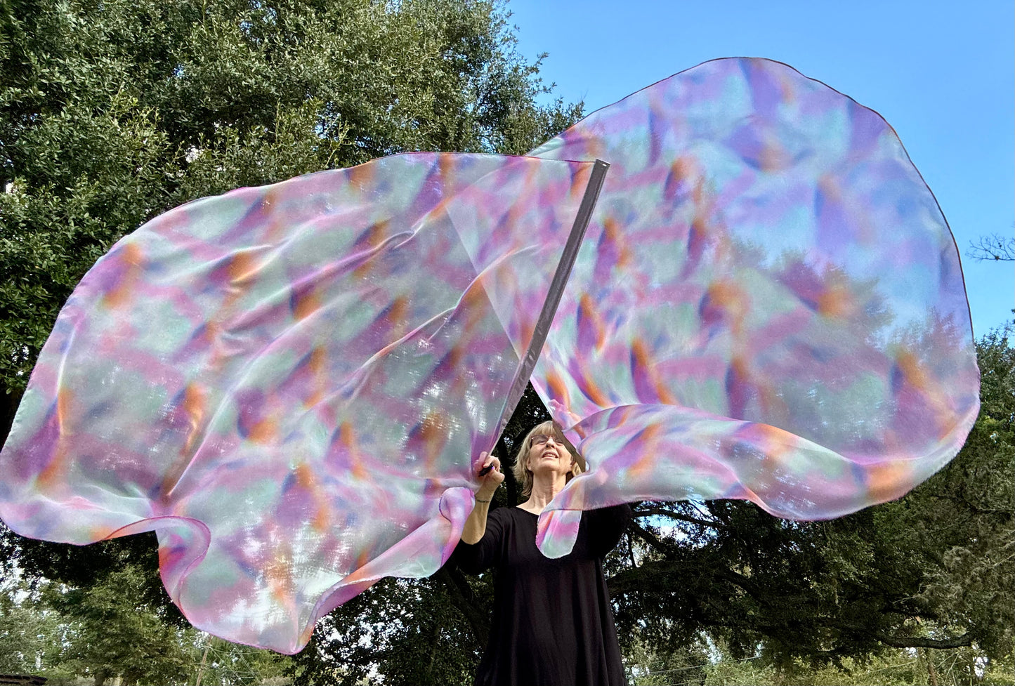 Beautiful Sunrise Worship Praise Dance Flags (Large)