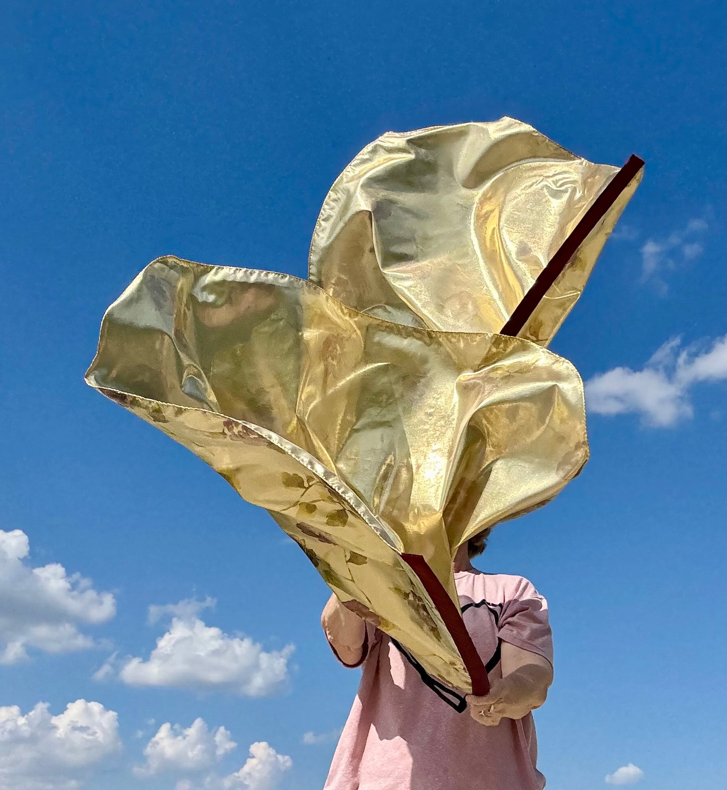 Golden Rose Worship Praise Dance Flags (Medium)