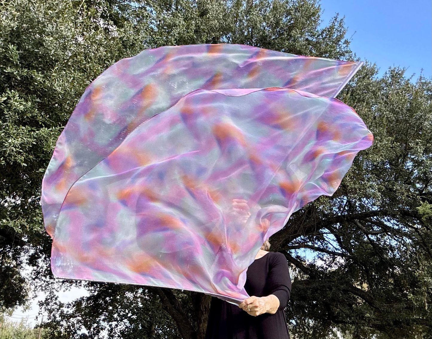 Beautiful Sunrise Worship Praise Dance Flags (Medium)