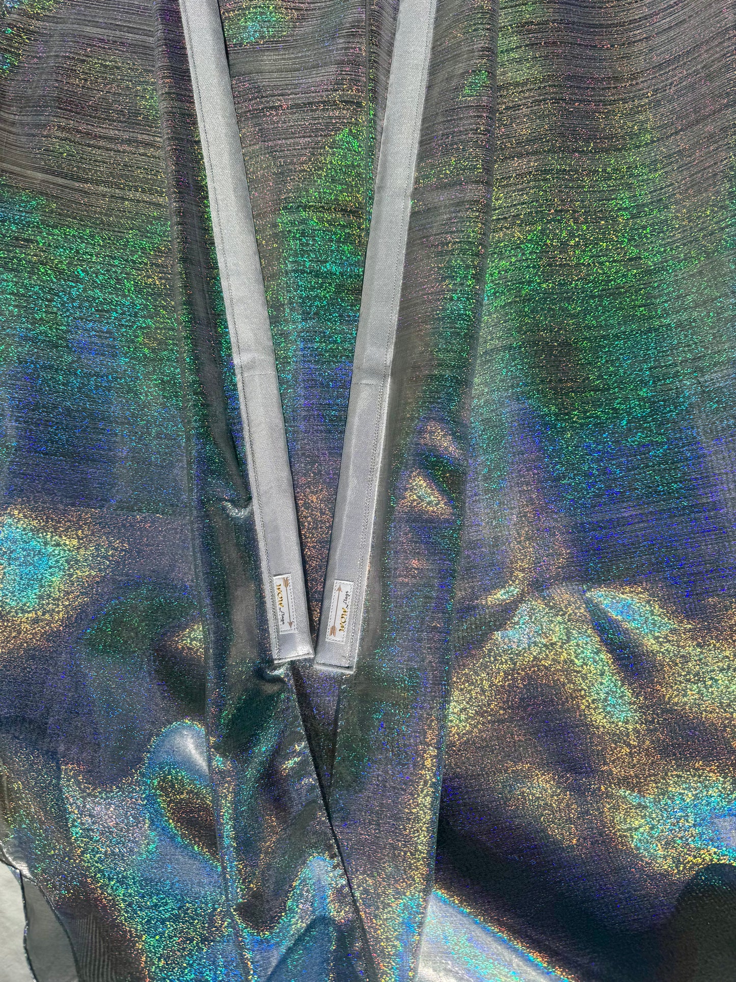 Flashing Sword (Holographic) Worship Praise Dance Flags (Large)