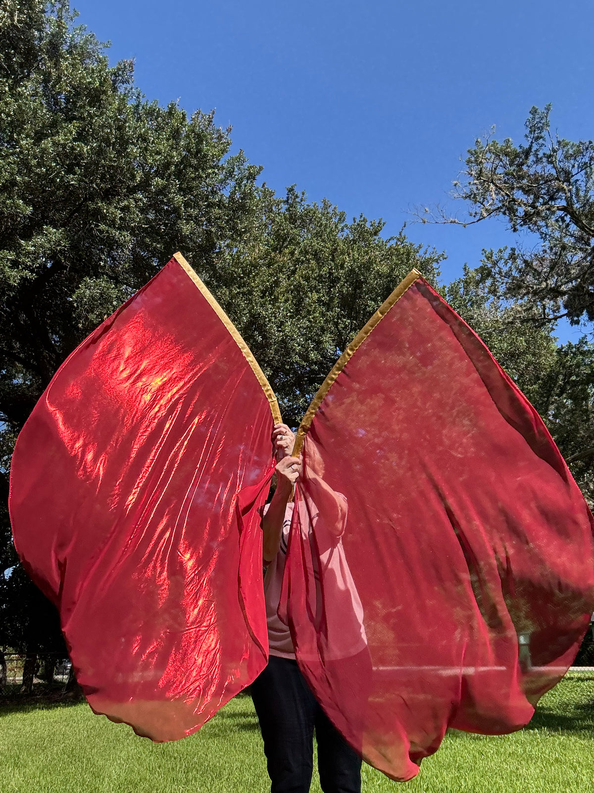 Red Worship Dance Praise Flag (Large)