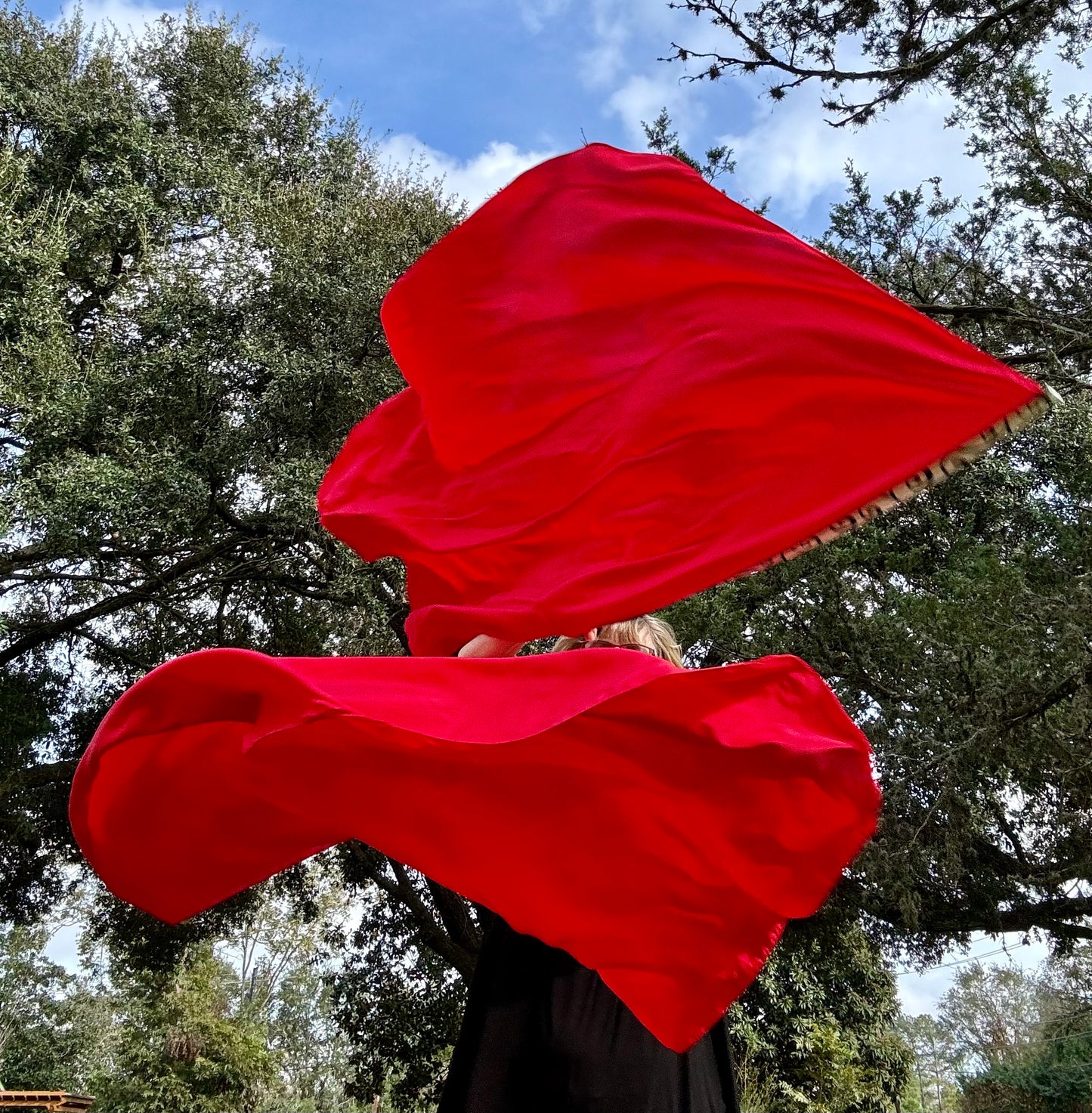Red Worship Praise Dance Flags (Medium)
