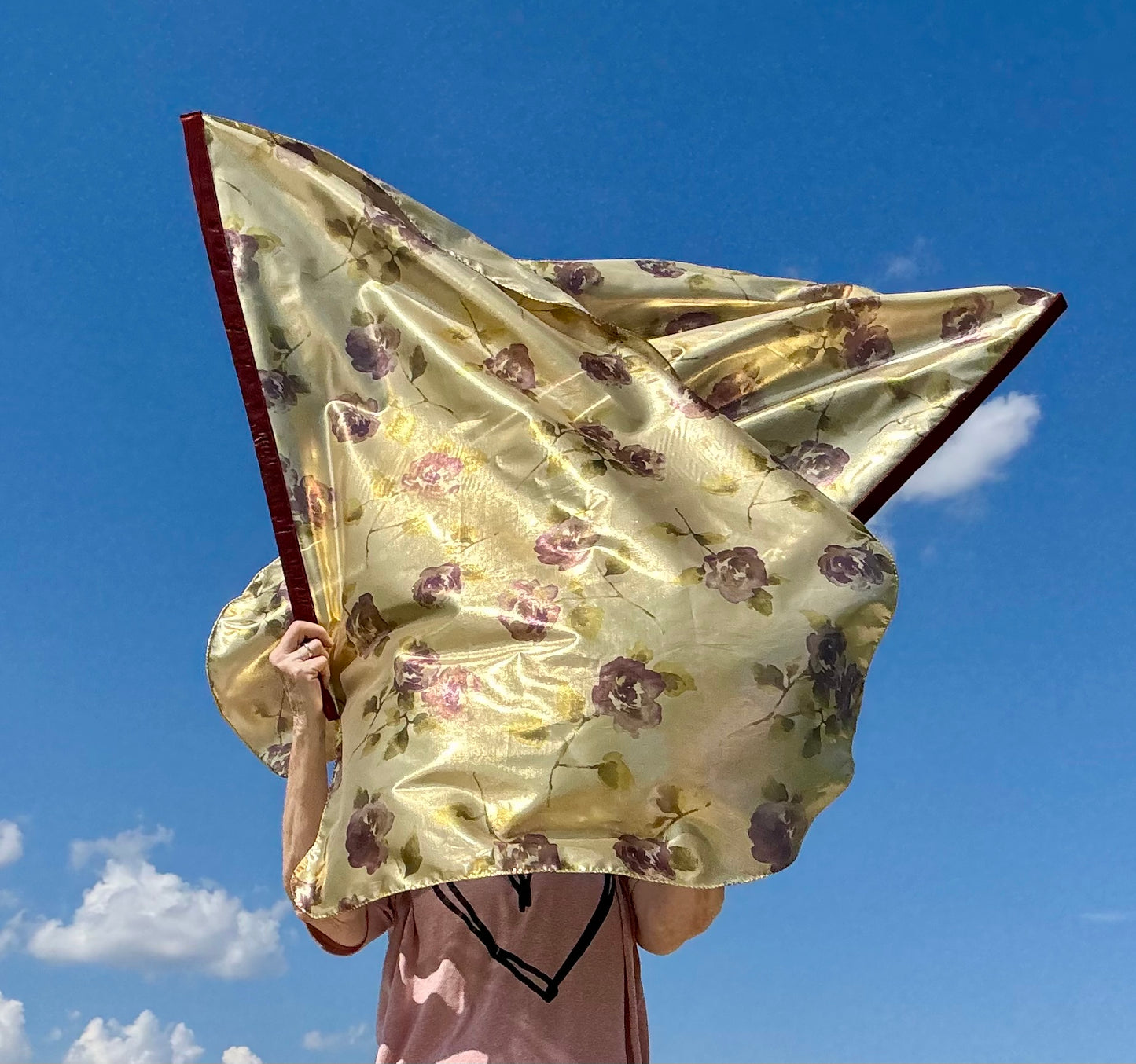 Golden Rose Worship Praise Dance Flags (Medium)