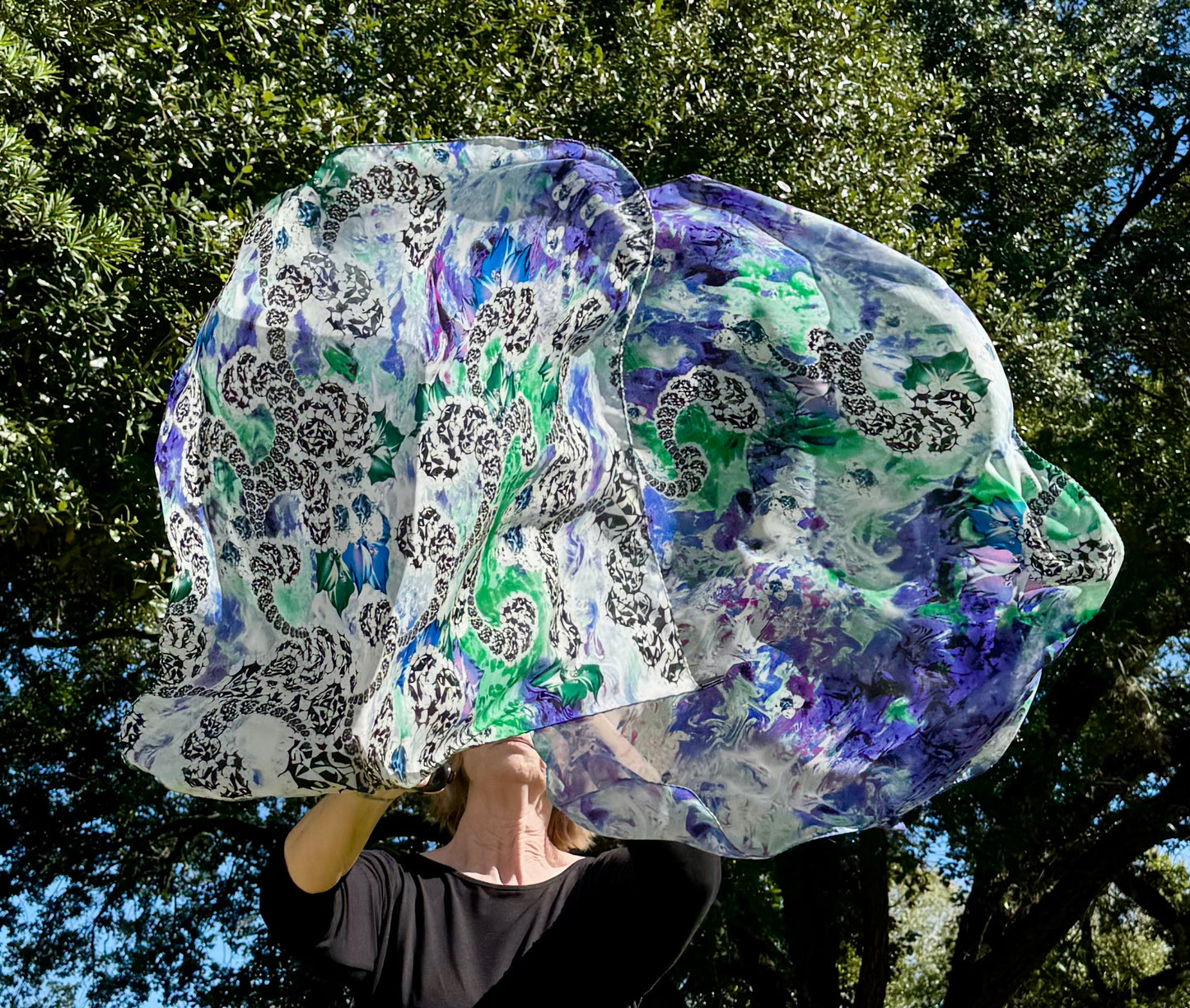 Alpha and Omega Worship Praise Dance Flags Small