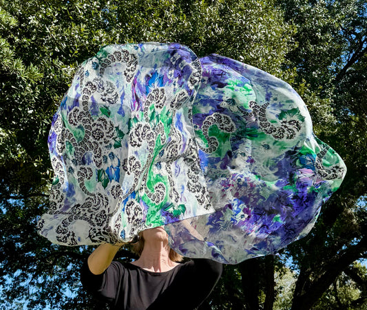 Alpha and Omega Worship Praise Dance Flags Small