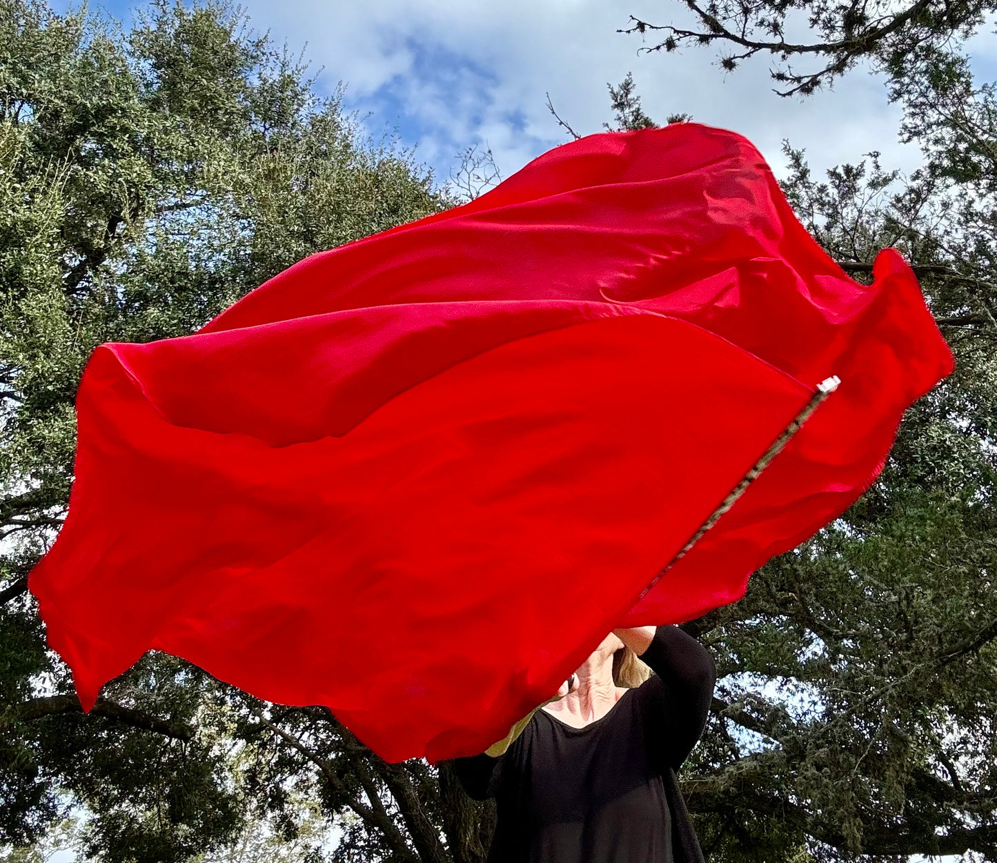 Red Worship Praise Dance Flags (Medium)