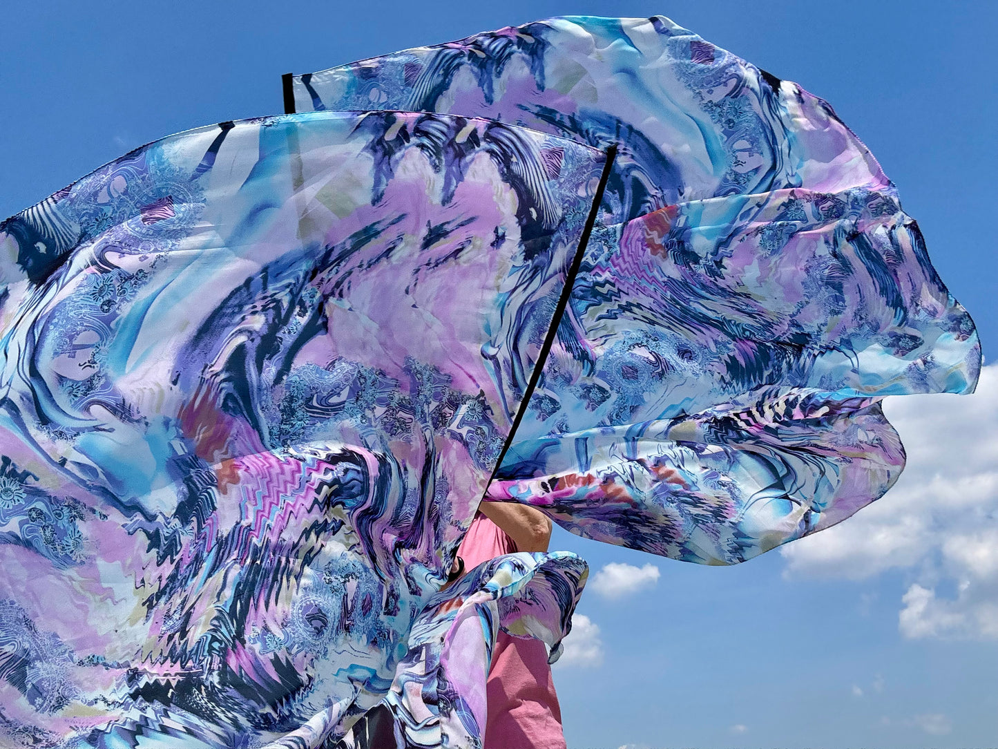Oceans Deep Worship Praise Dance Flags  (Large)